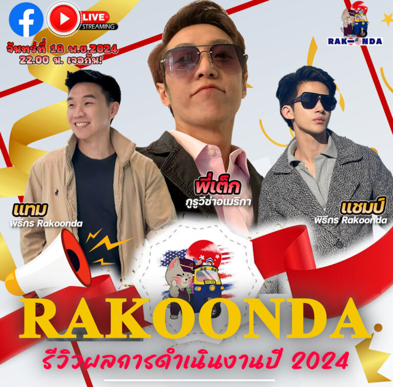 รีวิวผลการดำเนินงานปี 2024 ของทีมงาน RAKOONDA